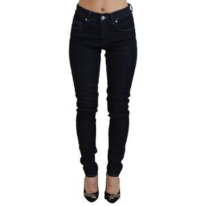 Acht Dark Blue Low Waist Slim Fit Women Denim Women's Jeans